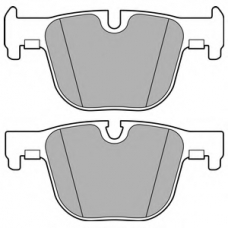LP2494 DELPHI Комплект тормозных колодок, дисковый тормоз