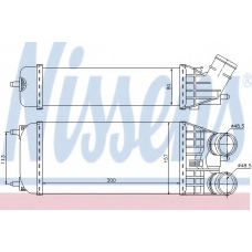 96594 NISSENS Интеркулер