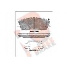 RB2067 R BRAKE Комплект тормозных колодок, дисковый тормоз