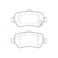 WBP23417A WAGNER LOCKHEED Комплект тормозных колодок, дисковый тормоз