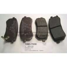 1083-7030 ASHUKI Комплект тормозных колодок, дисковый тормоз