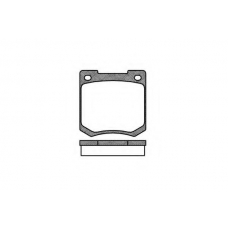 P1403.00 WOKING Комплект тормозных колодок, дисковый тормоз