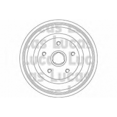 DB4221 TRW Тормозной барабан