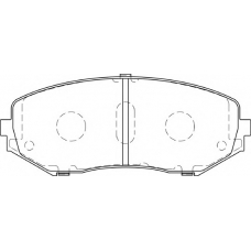 DBP364060 DURON Комплект тормозных колодок, дисковый тормоз