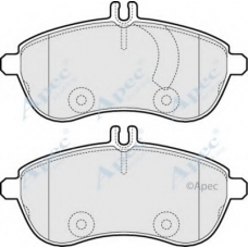 PAD1565 APEC Комплект тормозных колодок, дисковый тормоз