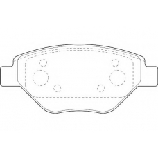 WBP23934A WAGNER LOCKHEED Комплект тормозных колодок, дисковый тормоз