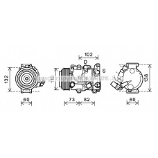 TOK600 AVA Компрессор, кондиционер