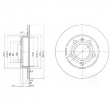 BG2753C DELPHI Тормозной диск