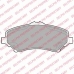 LP2143 DELPHI Комплект тормозных колодок, дисковый тормоз