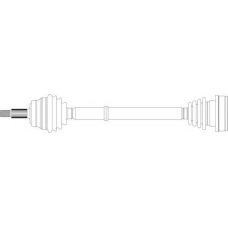 AU3014 General Ricambi Приводной вал