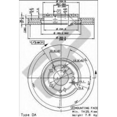 24807 AP Тормозной диск