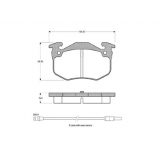 363702160565 MAGNETI MARELLI Колодки тормозные