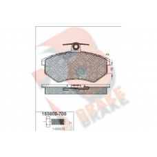 RB0809-700 R BRAKE Комплект тормозных колодок, дисковый тормоз
