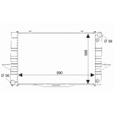 QER2009 QUINTON HAZELL Радиатор, охлаждение двигателя
