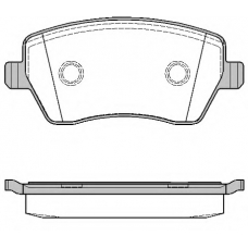 0987 00 KAWE Комплект тормозных колодок, дисковый тормоз