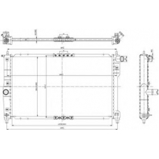 706-0003 TYC Радиатор, охлаждение двигателя