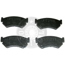 9683 OPTIMAL Комплект тормозных колодок, дисковый тормоз