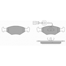 346.3 SIMER Комплект тормозных колодок, дисковый тормоз