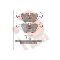 RB0802 R BRAKE Комплект тормозных колодок, дисковый тормоз