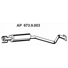 673.9.003 EBERSPACHER Средний глушитель выхлопных газов