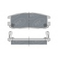 SP 248 PR SCT Комплект тормозных колодок, дисковый тормоз