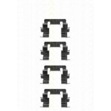 8105 101624 TRISCAN Комплектующие, колодки дискового тормоза