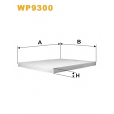 WP9300 WIX Фильтр, воздух во внутренном пространстве
