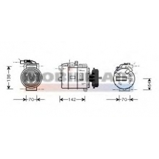 6058K087 SCHLIECKMANN Компрессор, кондиционер