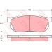 GDB358 TRW Комплект тормозных колодок, дисковый тормоз