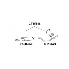CT15588 VENEPORTE Предглушитель выхлопных газов