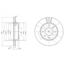 BG3206 DELPHI Тормозной диск