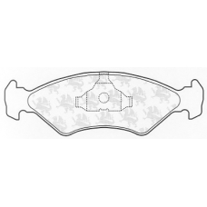 BP445 QH Benelux Комплект тормозных колодок, дисковый тормоз