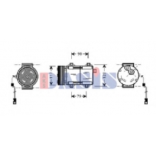 853420N AKS DASIS Компрессор, кондиционер