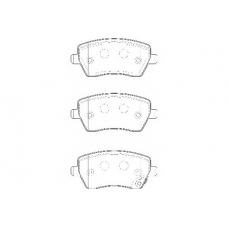 WBP23973B WAGNER LOCKHEED Комплект тормозных колодок, дисковый тормоз
