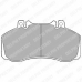 LP858 DELPHI Комплект тормозных колодок, дисковый тормоз