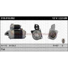 22-318-010-092 TRISCAN Стартер