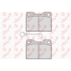 626.0147 VILLAR Комплект тормозных колодок, дисковый тормоз