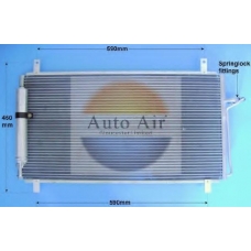 16-1088 AUTO AIR GLOUCESTER Конденсатор, кондиционер