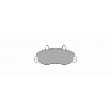 516 SIMER Комплект тормозных колодок, дисковый тормоз