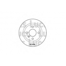 DF1696 TRW Тормозной диск
