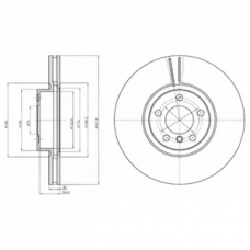 BG9063 DELPHI Тормозной диск