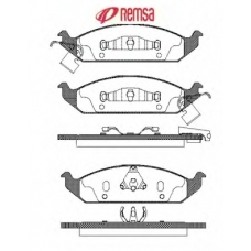 1170736 METZGER Комплект тормозных колодок, дисковый тормоз