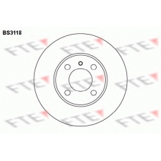BS3118 FTE Тормозной диск