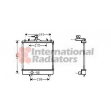 52002061 VAN WEZEL Радиатор, охлаждение двигателя