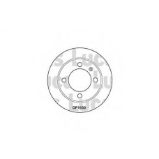 DF1630 TRW Тормозной диск