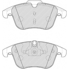 FDB4107 FERODO Комплект тормозных колодок, дисковый тормоз