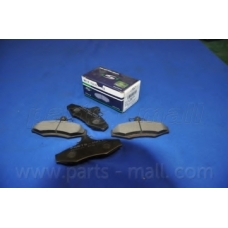 PKC-010 Parts mall Комплект тормозных колодок, дисковый тормоз