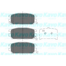 KBP-5511 KAVO PARTS Комплект тормозных колодок, дисковый тормоз