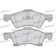 AC858881D AC Delco Комплект тормозных колодок, дисковый тормоз