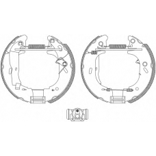 8DB 355 004-141 HELLA PAGID Комплект тормозных колодок